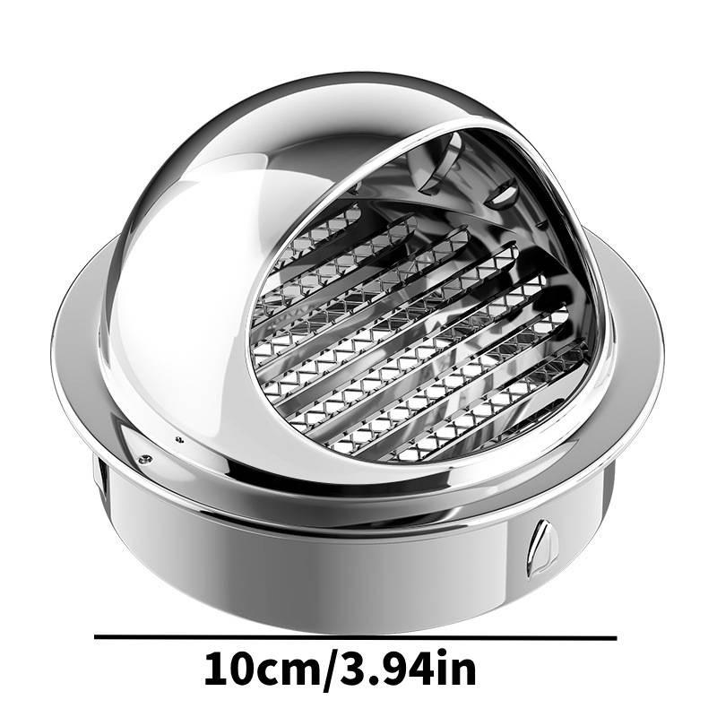 External Stainless Steel Wall Vent Cap Rainproof Cover Ventilation Kitchen Hood