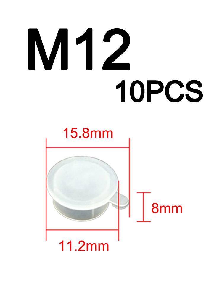 Internal Thread Translucent Plastic Plug Cover Nut Plug, Pipe Plug, Round Plug, Hole Plug Plug, Round Pipe Dust Plug