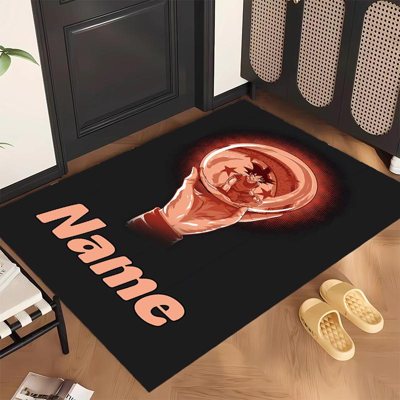 Dragon Ball (19) Personalisierter Name Büro Teppich Stilvolle Dekoration für Wohnzimmer Schlafzimmer Küche