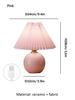 LED Pink/blue/orangr/green/white Lampshade Mood Lighting Table lamp,Bedroom Bedside Lamp,Night Light,Nordic Desk Decorating Item