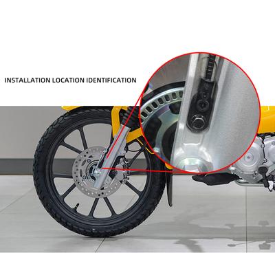 Copertura pinza freno a disco ruota anteriore per motociclette Cub 110 CC110 Protezione pinza disco