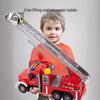 Large Kids' Toy Car: Engineering Vehicle with Water-Spraying Fire Truck, Sound & Light, Storytelling Feature