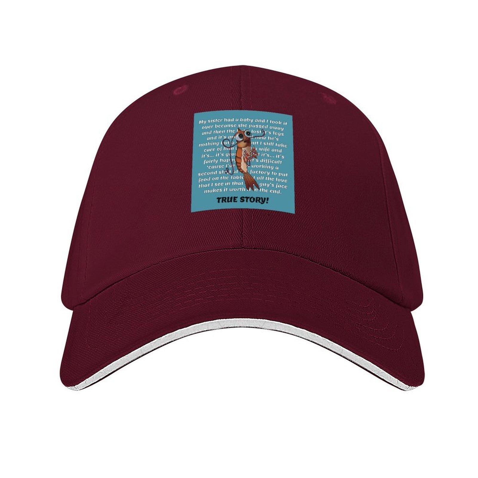 Shrimp Sob Story (Shark Tale) Baseball Cap Luxury Cap Vintage fishing caps Unisex Hat Baseball Cap Unisexs Baseball Womens
