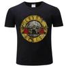 Guns N Roses Bullet Logo Black Men'S Graphic Band T-Shirt Tshirt New T Shirts Man Top Tee tops Gun Movie Logo