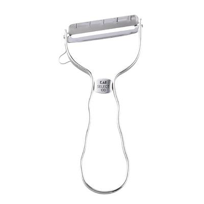KAI T-type Peeler, Rust-resistant, All Stainless Steel, Silver, SELECT100 DH3000
