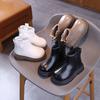 England Style Short Boots for Kids Handsome Boys Platform Ankle Boots Autumn School Children Shoes Girls Chelsea Boots I06109