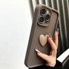 Cute 3D Love Heart Phone Case For iPhone 15 14 13 12 11 Pro Max 14 15 Plus Cases Silicone Shockproof Soft Back Cover Accessories