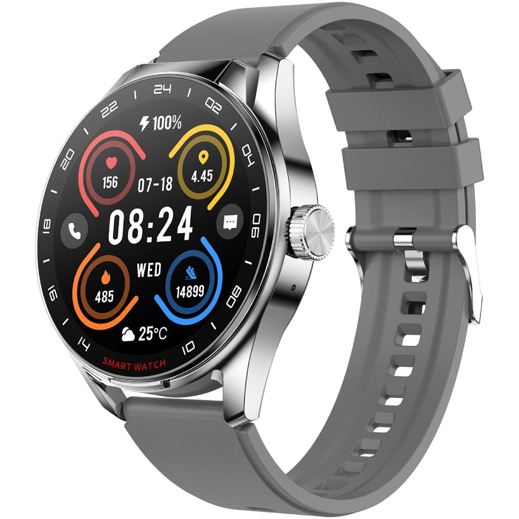 D9 Silicone Strap Smart Watch with Earbuds Bluetooth-compatible 5.3 Heart Rate Monitor NFC Touch Screen Fitness Tracker