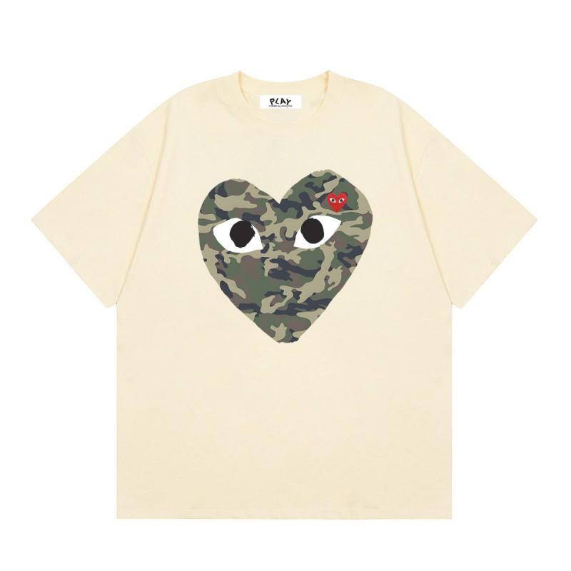 Unisex kokvilnas grafisks t-krekls ar maskēšanās