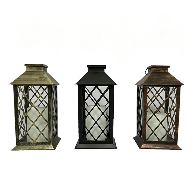Solar Candle Light Lantern Lamp Waterproof Outdoor LED for Garden Patio Yard Holiday Festival Decor