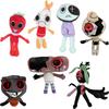 Dandy's World Plush Cute Dandy World Scrap Stuffed Horror Game Goob Pebble Plushie Soft Pillow Doll Children  Holiday Gifts