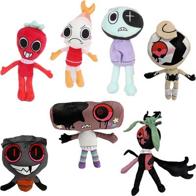 Dandy's World Plush Cute Dandy World Scrap Stuffed Horror Game Goob Pebble Plushie Soft Pillow Doll Children  Holiday Gifts