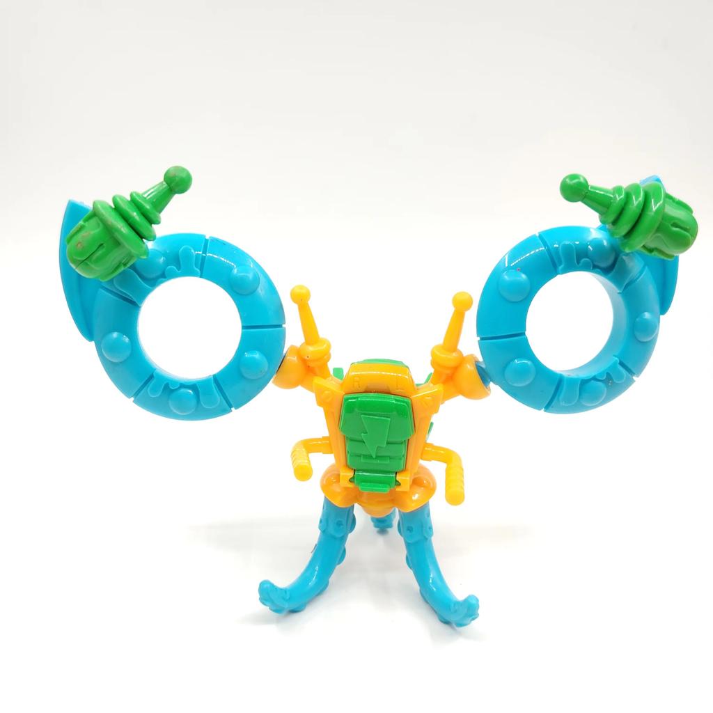 1pcs Neon Power Exoskeletons Limited Collection Superzings Action Figures Dolls Toys Model Kids Xmas Gift SUPERTHINGS series Poseable Articulated
