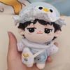 1 set Penguin Baby 10cm Cotton Doll Clothes Baby Bottle Outfit Cotton Doll's Clothes Set Mini Cartoon 10cm Doll Clothes