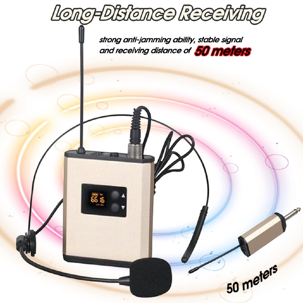System for Loudspeaker Teacher Tour Guide Voice Professional Wireless Microphone Headset MINI Mic Transmitter Microphone