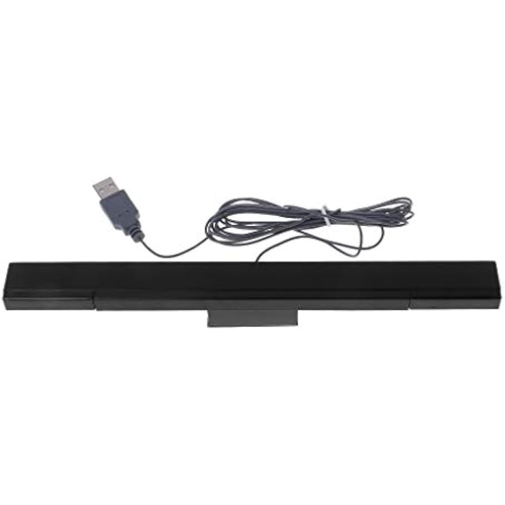 USB Sensor Bar Wired Infrared IR Signal Ray Sensor Replacement IR Ray Sensor Bar for Wii Console
