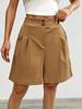 2025 New Women's High Waist Wide Leg Summer Shorts - Loose European & American Casual Style