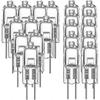 20 Stück G4 Halogenlampen, 20W 12V Halogenlichtlampen 2-Pin Klare Lampenbirne, für Dunstabzugshaubenbeleuchtung, signa