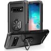 PENTRU Galaxy S10 Protecție Împotriva Căderilor Rezistentă Anti-alunecare Robust Rezistent la Șocuri/Praf Carcasă Telefon cu 3 Straturi Pentru Samsung Galaxy S10+ Plus