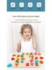 Children's Wooden Number & Letter Jigsaw Puzzle: Colorful Educational Pegboard Toy for Cognitive Learning and Shape Matching