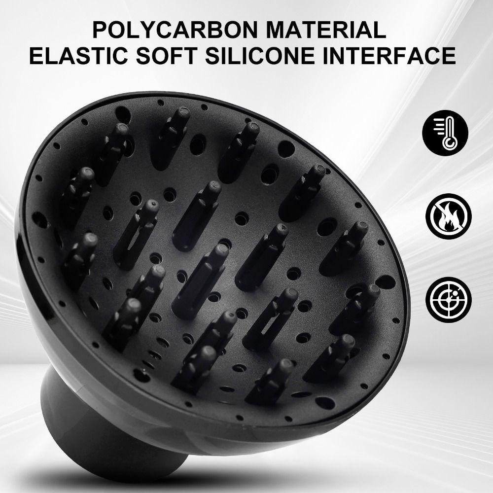 Silicone Fitting Blow Dryer Frizz-Free Curly Styling Tools Hairdryer Diffuser Cover Home