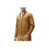 FILA Comfortable Stylish Elastic Soft Stand Collar Zip Design Long Sleeve Jacket Men jackets Yellow Brown A11M435702F-BN