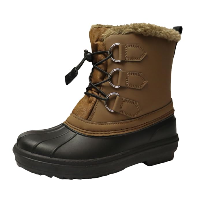 snow boots for men and Winter shoes with a Perfect for outdoor casual snowy and Stylish and Waterproof, cold-resistant, non-slip women. bean-style