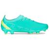 Puma Ultra Ultimate Lightweight Comfortable AG FG Artificial Grass Soccer Shoes Women Soccer Shoes Mint-Green 107215-03