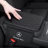Leather Car Armrest Mat Tissue Boxes Height Pad Armrest Box For Mercedes Benz AMG W204 W203 W212 W211 W124 W210 GLC GLE E CLA GLA W205 W211 W213
