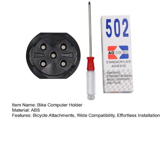 Bicycle Computer Holder Bicycle Computer Base Replacement Bike Computer Mount Repair Parts for Garmin Cycling Bicycle Attachments