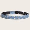 Fashionable Studded Belt Punk Waistband for Fashionable Women and Lady Girls Decorative Sah Waist Decoration Gift