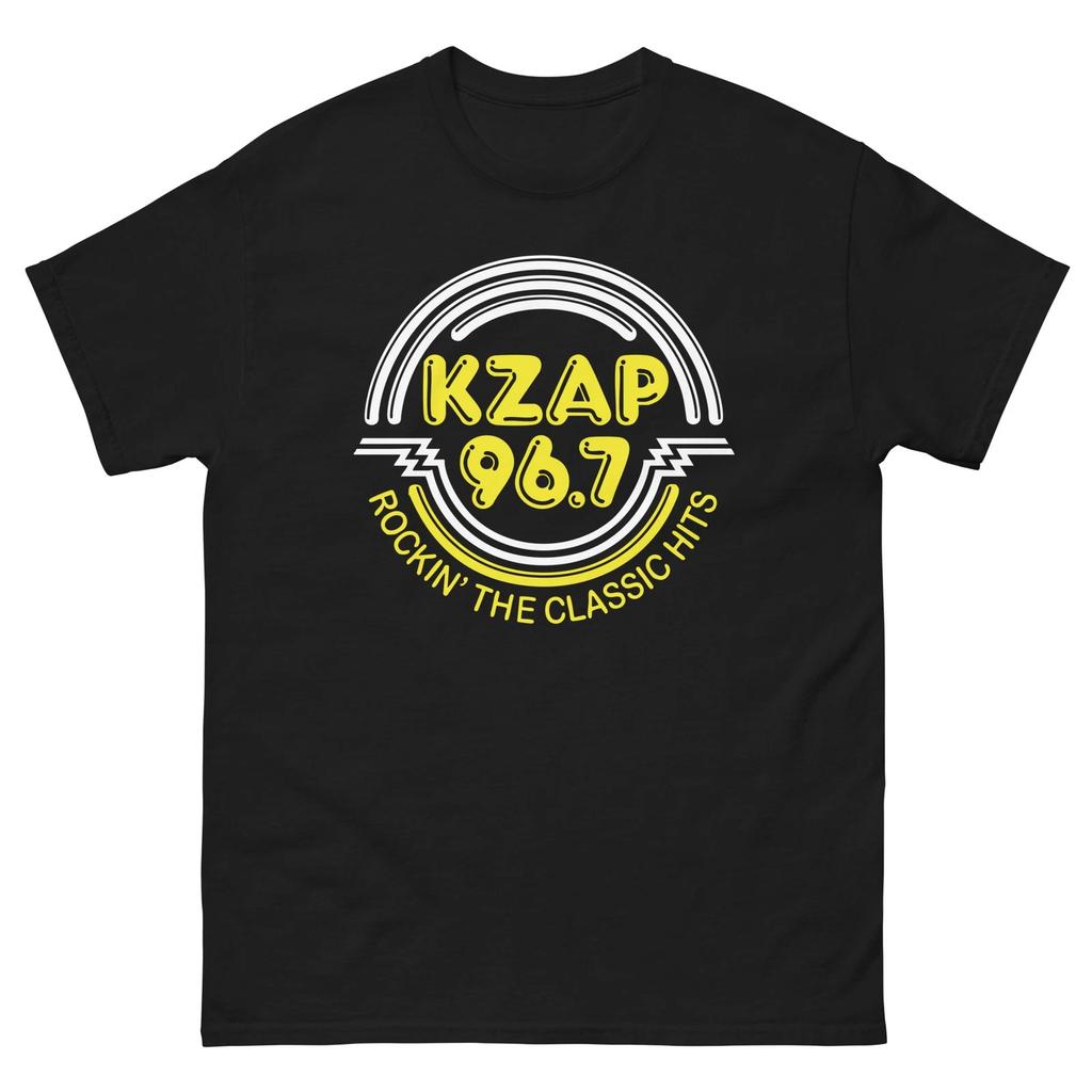 KZAP Radio Schwarzes Grafik-T-Shirt Unisex klassisches T-Shirt