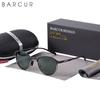 BARCUR Temples Sunglasses Women Polarized Fashion Sun Glasses Driving Round Ladies Sunglass