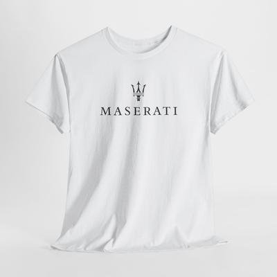 Maserati T-Shirt – Unisex Luxusauto Baumwoll-Tee für Männer Frauen oder Auto-Fans