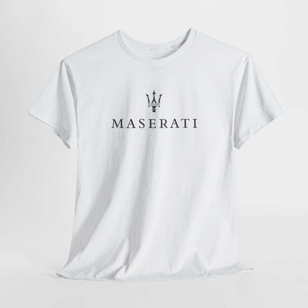 Maserati T-Shirt – Unisex Luxury Car Cotton Tee for Men Women or Auto Fans
