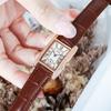 Retro Style Temperament Small Square Watch Niche High Sense Student Watch Women'S Belt Quartz Watch