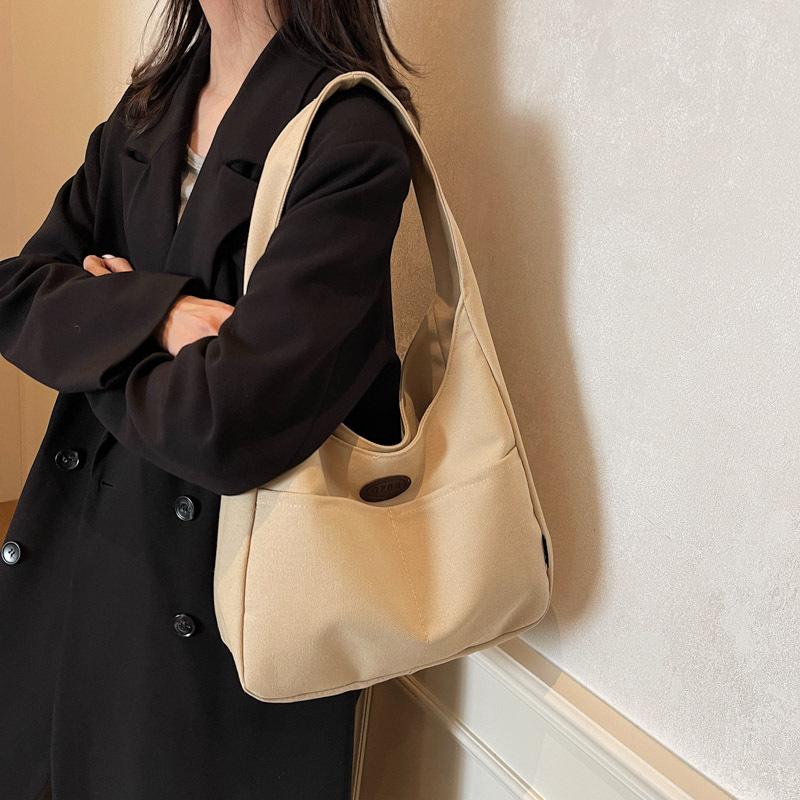 Unterarmtasche Damen Große Kapazität Pendeln Schultertasche Studentenklasse Tragetasche