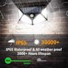 100 LED Wall Lights Outdoor Solar Lamp PIR Motion Sensor Solar Powered Sunlight Street Light for Garden Decoration