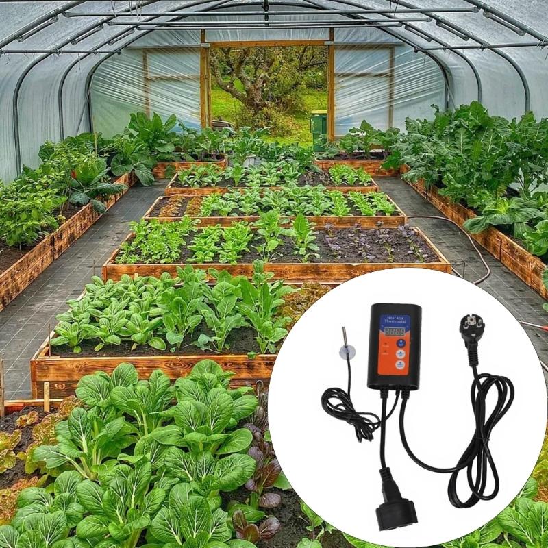 European Voltage 230V Plant Growth Controller 1000W Adjustable Thermostat Suitable For Greenhouse And Home Brewing Needs