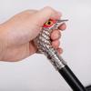 Golden Bird Head Red Eye  Fashion Walking Stick Decorative Vampire Cospaly Party Walking Cane Halloween Wand