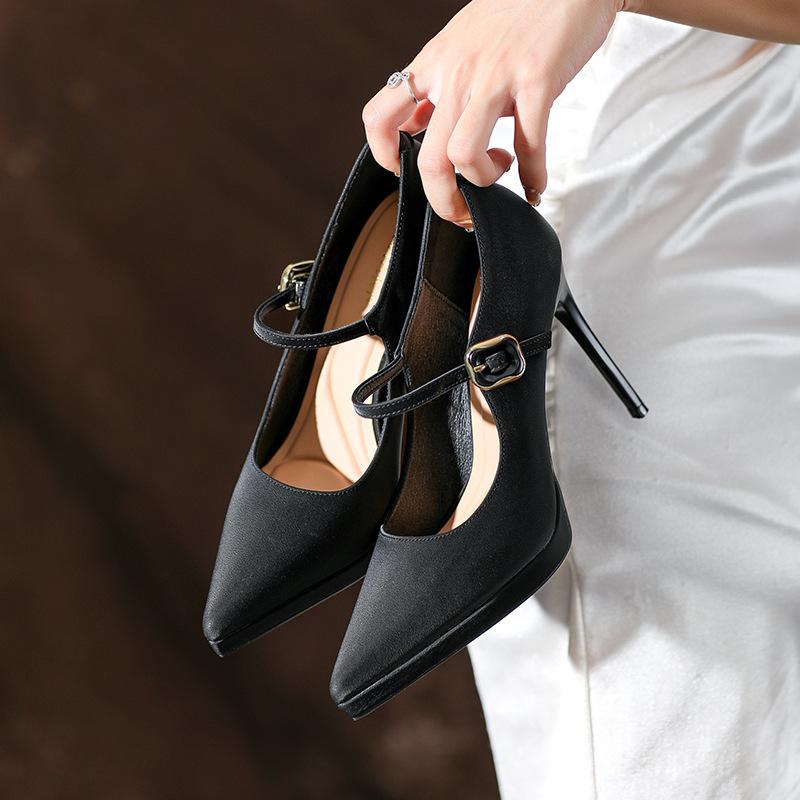 

Темпераментные сексуальные супер высокие каблуки женские водонепроницаемые туфли на платформе черные профессиональные рабочие туфли этикет не устают ноги 34 чёрный