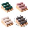 Solid Wood Bracelet Storage Holder Durable Three Tier Jewelry Organizers In Wood For Bracelets And Personal Items