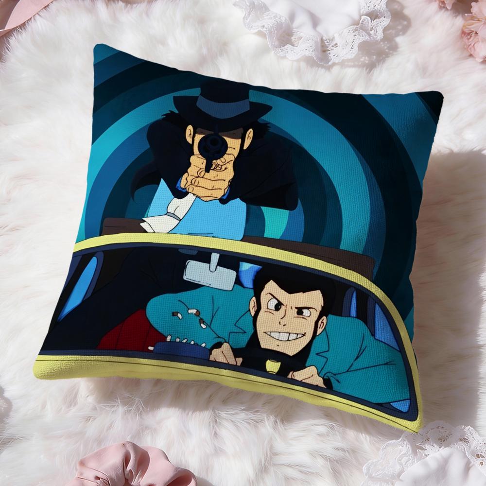 Lupin The ThirdS Cushion Cover Premium Comfort Reversible Pillow Cove -Two in One Design for Any Room & Car Interior