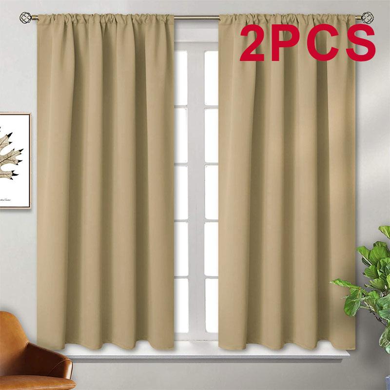 1/2 Panles Moder Curtains For Livingroom High Shaing Curtain90% For Blackout Bedroom Curtain Thick Blinds Drapes Door