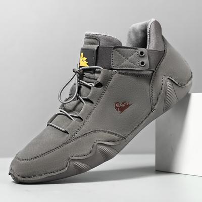 Large Size Boots, High Top Men's Shoes, Men's Casual Short Boots, Board Shoes