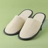 Disposable Non-Slip Canvas Slippers for Hotels and Travel