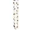 Autumn and Winter Long Tiger Eye Stone Pearl Beads Long Sweater Chain For Women's Popular Necklace New Jewelry Accessories