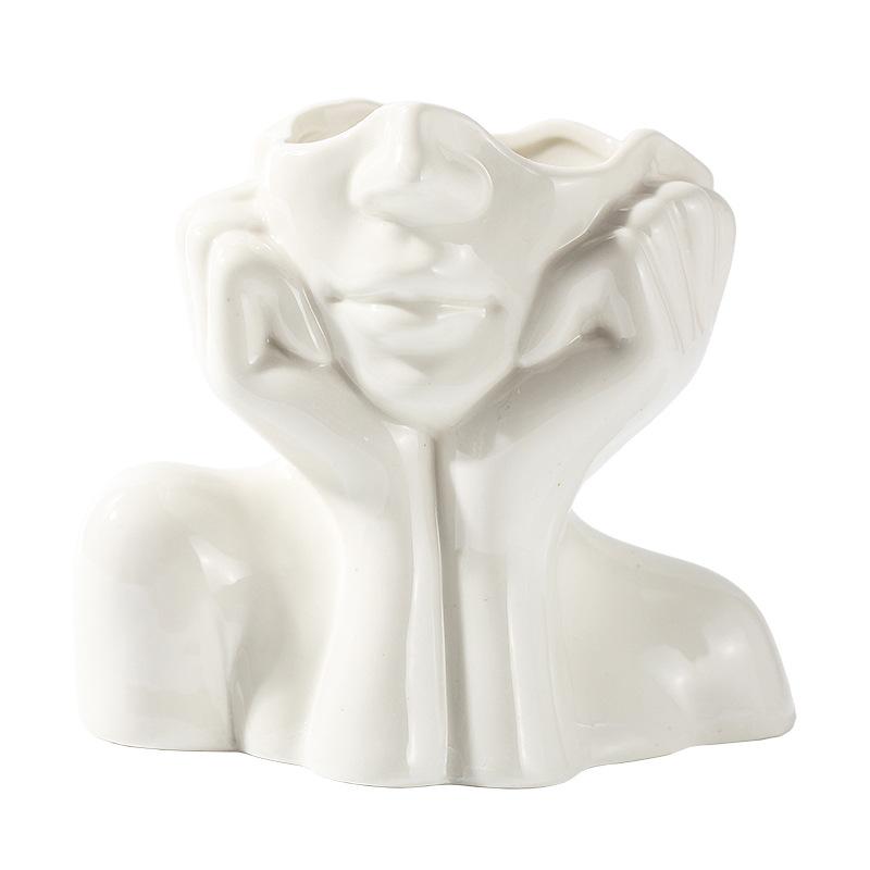 Modern Body Ceramic Flower Vase