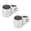 2PCS Bimini Top Jaw Slides 316 Stainless Steel Removable Hinged Jaw Slides for Boat Bimini Hardware