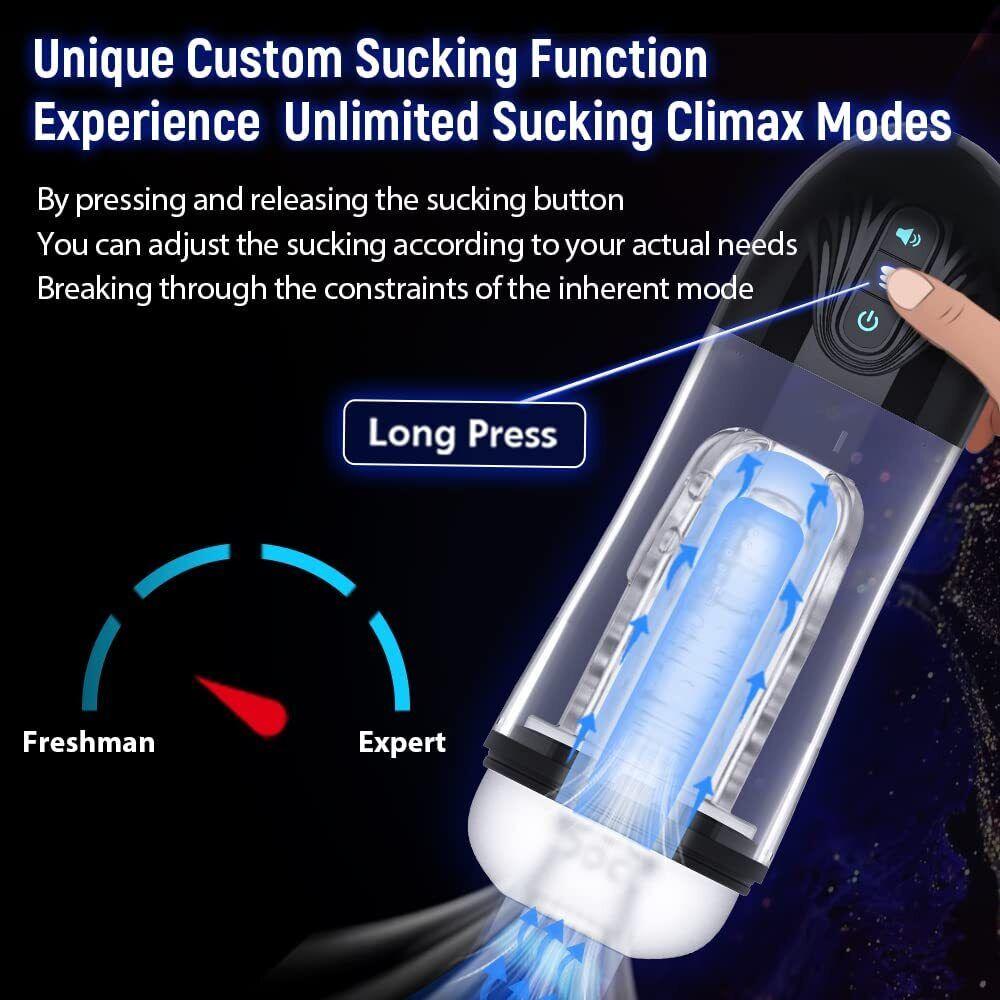 Male Masturbation Automatic Vibration Sucking Machine for Men TPE Simulation Vagina Masturbator Adult Supplies Sex Shop